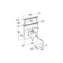 CDA EDD91BL 90cm Wide Black Downdraft Extractor