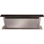 CDA EDD9BL 88cm Downdraft Extractor - Black And Stainless Steel