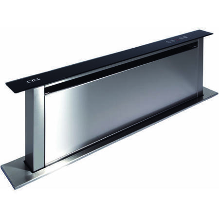 CDA EDD9BL 88cm Downdraft Extractor - Black And Stainless Steel