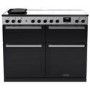 Rangemaster Edge Deluxe 110cm Induction Range Cooker - Black Glass