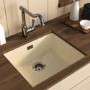 Single Bowl Stone Inset Granite Composite Kitchen Sink with Waste Kit - Enza Eden