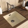 Single Bowl Stone Inset Granite Composite Kitchen Sink with Waste Kit - Enza Eden