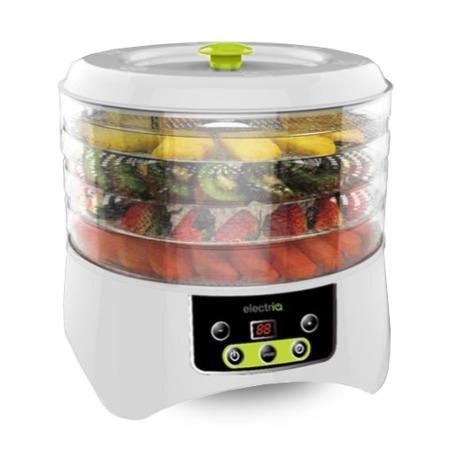 GRADE A1 - As new but box opened - ElectriQ Food Dehydrator with Digital Temperature Control and Timer