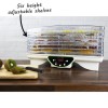 GRADE A1 - electriQ Maxi Digital Food Dehydrator with 6 Collapsible Shelves and 48 Hour Timer