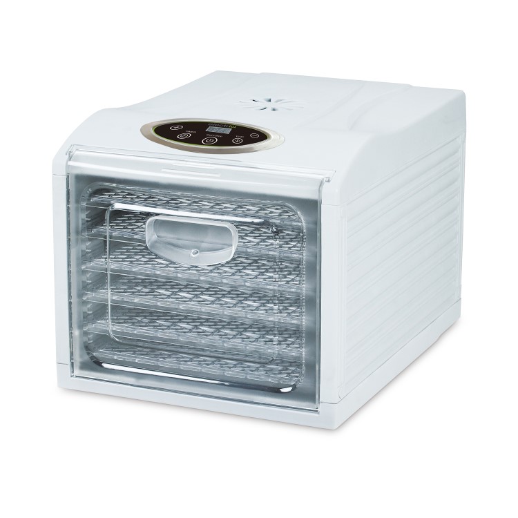 GRADE A1 - Electriq Pro Food Dehydrator - With 6 Shelves and 48 Hour Timer - Dehydrate Fruit Meat Vegetables With Recipes