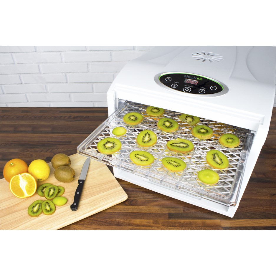 electriQ BPA Free Digital Food Dehydrator with Temperature Control and
