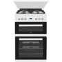 Beko EDG6L33W 60cm Double Oven Gas Cooker - White