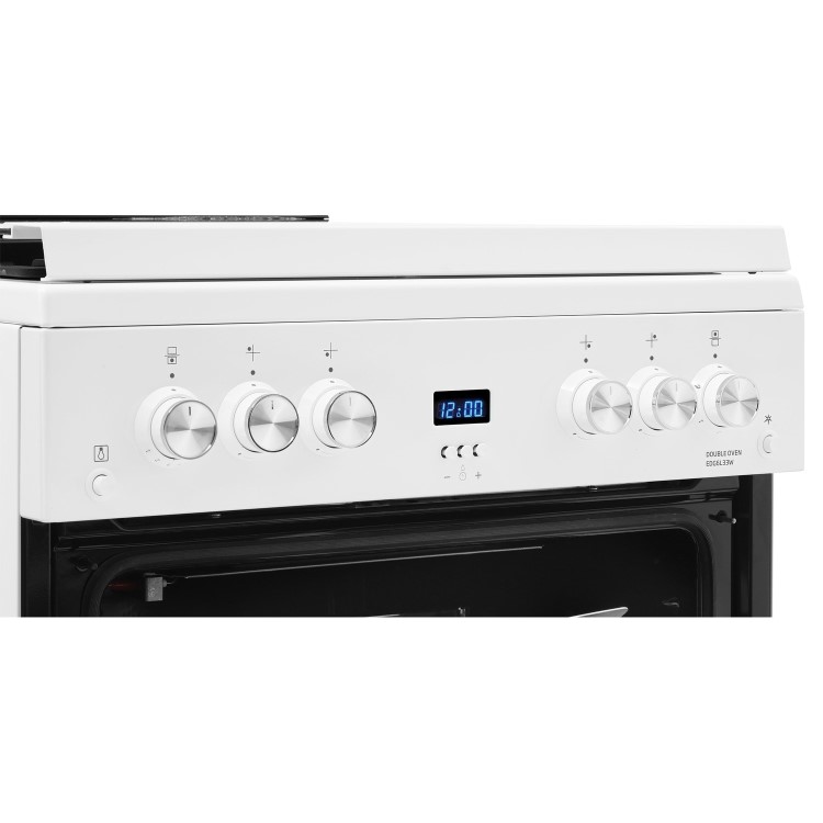 Beko EDG6L33W 60cm Double Oven Gas Cooker - White