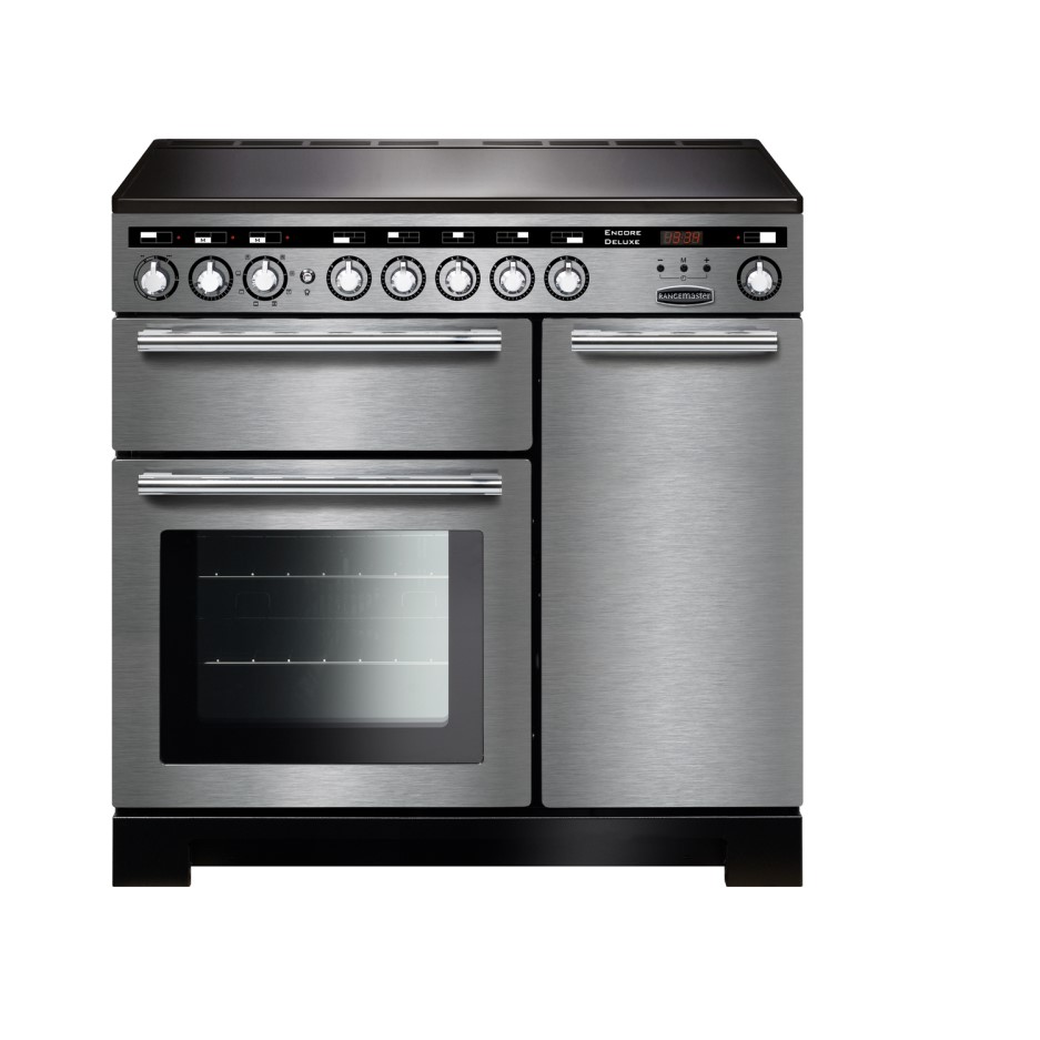Rangemaster Encore Deluxe 90cm Electric Range Cooker With Induction Hob
