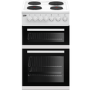 GRADE A2 - Beko EDP503W Freestanding 50cm Double Oven Electric Cooker With Sealed Plate Hob - White