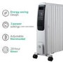 GRADE A2 - 2.5W Smart App Oil Filled Radiator with Alexa Google& Remote - White