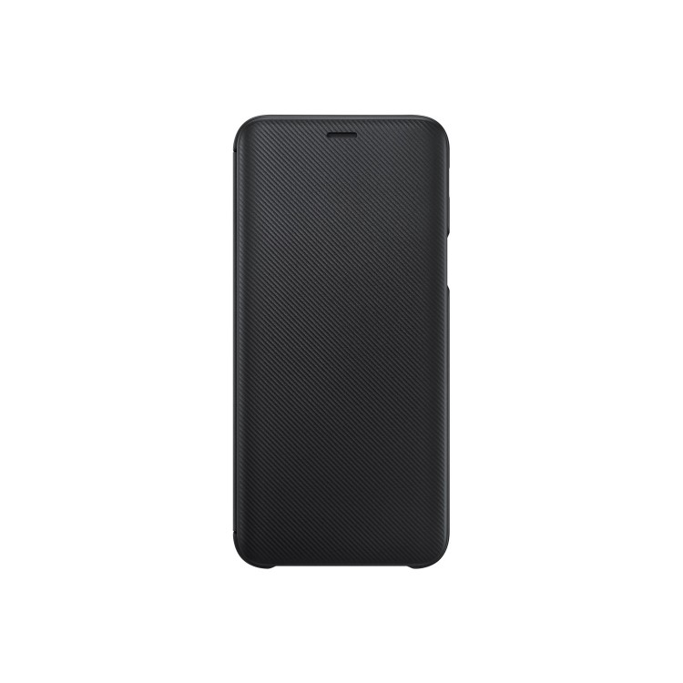 Samsung Galaxy J6 Wallet Cover - Black