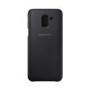 Samsung Galaxy J6 Wallet Cover - Black