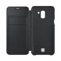 Samsung Galaxy J6 Wallet Cover - Black