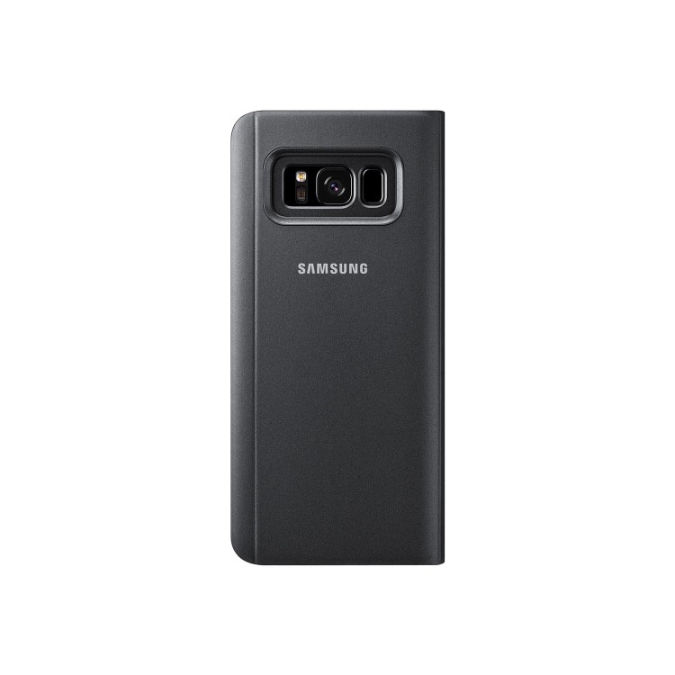 Samsung Clear View Standing Cover for Galaxy S8 - Black