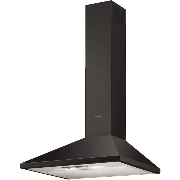 Electrolux EFC60151K 60cm Chimney Cooker Hood Black Appliances Direct