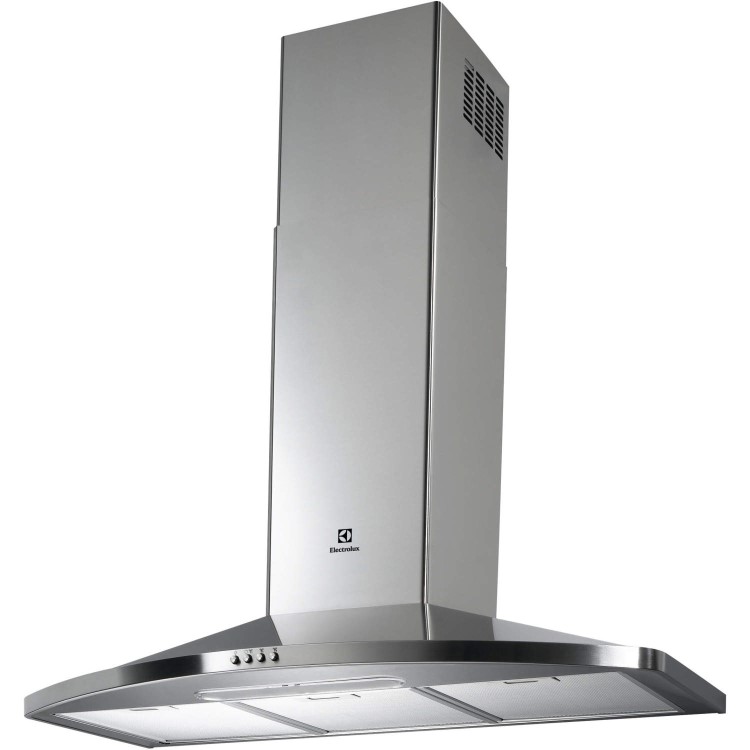 Electrolux EFC90468OX Curved 90cm Chimney Cooker Hood Stainless Steel
