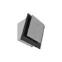 Electrolux EFF55550DK 55cm Wide Angled Glass Chimney Cooker Hood Black And Stainless Steel