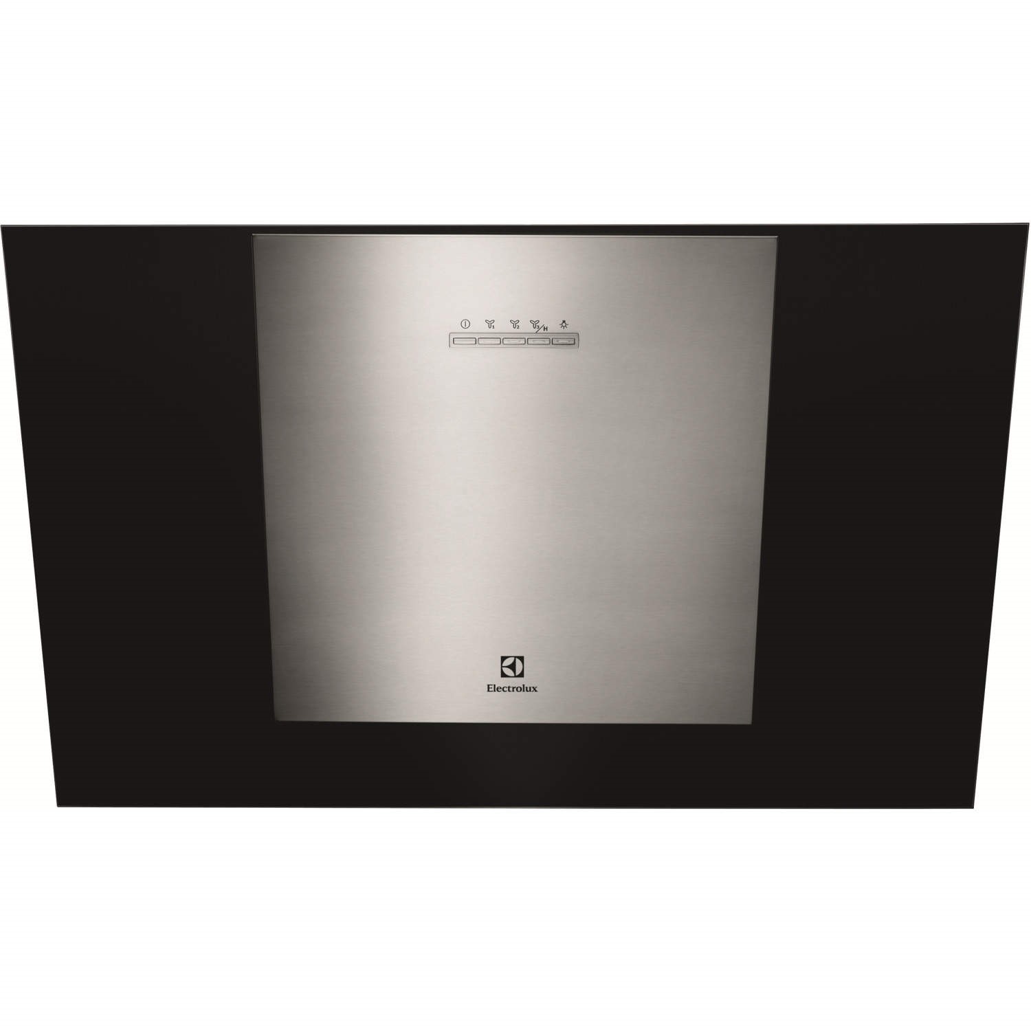 black angled cooker hood 80cm