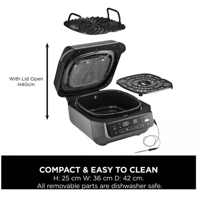 Ninja 5-in-1 5.7L Grill & Air Fryer - Black