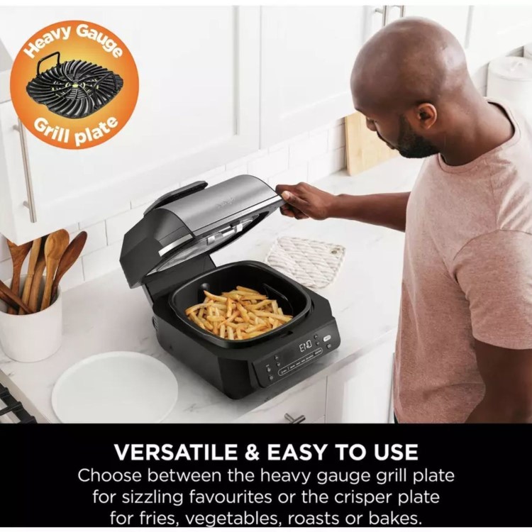 Ninja 5-in-1 5.7L Grill & Air Fryer - Black
