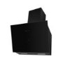 CDA 60cm Angled Chimney Cooker Hood with Hands Free Gesture Controls - Black