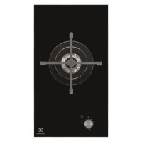 GRADE A3 - Electrolux EGC3313NOK 29cm Domino Single Wok Burner Gas on Glass Hob In Black