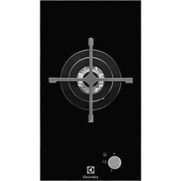 GRADE A3 - Electrolux EGC3313NOK 29cm Domino Single Wok Burner Gas on Glass Hob In Black