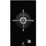 GRADE A3 - Electrolux EGC3313NOK 29cm Domino Single Wok Burner Gas on Glass Hob In Black