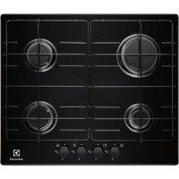 Electrolux EGG6242NOK 58cm Wide Black Four Burner Gas Hob