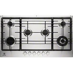 Electrolux EGG9363NOX 6 Burner 90cm Gas Hob - Stainless Steel