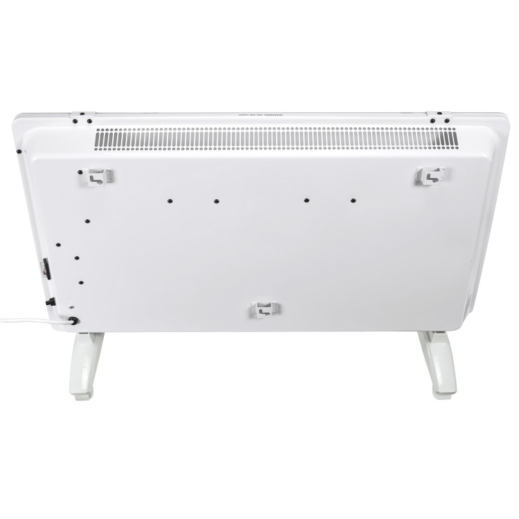 Refurbished electriQ 2000W Designer Glass Smart Heater - Wall Mountable