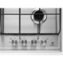 Electrolux EGH6343LOX 60cm Four Burner Gas Hob Stainless Steel With Cast Iron Pan Stands
