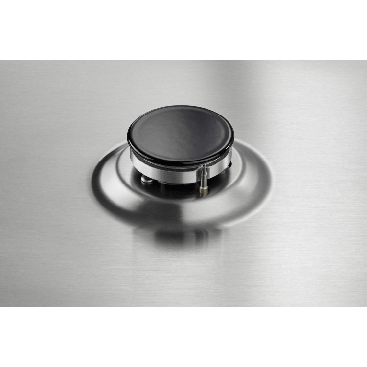 Electrolux EGH7353SOX 75cm Five Burner Gas Hob Stainless Steel With Cast Iron Pan Stands