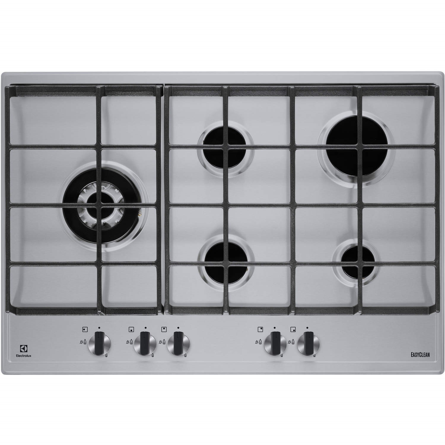 Electrolux EGH7353SXX 75cm Five Burner Gas Hob Stainless Steel With