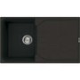 Reginox EGO400 Reversible 1 Bowl Black Regi-Granite Composite Sink & Thames Chrome Tap Pack