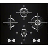 Electrolux EGT6343LOK Four Burner Gas-on-glass Hob Black