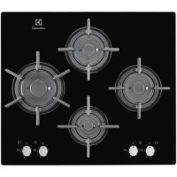 Electrolux EGT6647LOK Black 4 Burner Gas-on-glass Hob