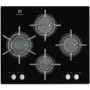 Electrolux EGT6647LOK Black 4 Burner Gas-on-glass Hob