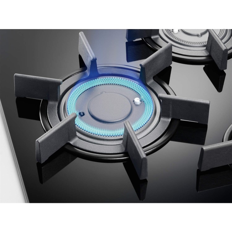 Electrolux EGT7657NOK 5 Burner Gas-on-glass Hob Black
