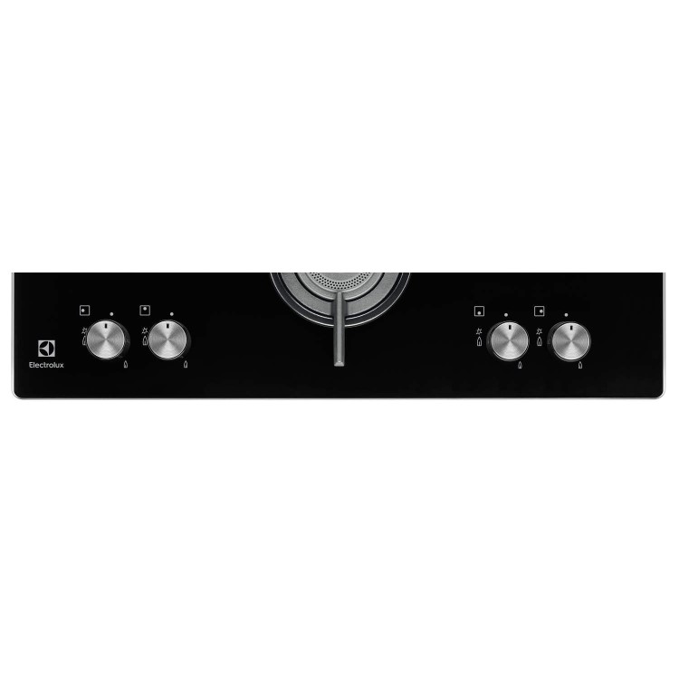 Electrolux EGT6647LOK Black 4 Burner Gas-on-glass Hob