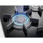 Electrolux EGU6647LOX Four Burner Gas Hob With Cast Iron Pan Stands Stainless Steel