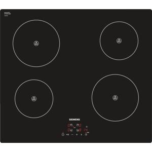 Siemens EH611BA18E 59cm Wide Touch Control Four Zone Induction Hob - Black