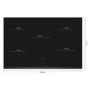 Siemens iQ100 Series 80cm 5 Zone Induction Hob - Black