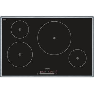 Siemens EH845FL17E 80cm Wide Touch Control 4 Zone Induction Hob - Stainless Steel Frame