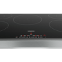GRADE A1 - Siemens EH845FVB1E touchSlider Control 80cm Wide Five Zone Induction Hob - Black With Stainless Steel Frame