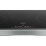 Refurbished Siemens EH845FVB1E 80cm 5 Zone Induction Hob Black With Stainless Steel Frame