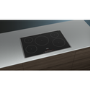 GRADE A1 - Siemens EH845FVB1E touchSlider Control 80cm Wide Five Zone Induction Hob - Black With Stainless Steel Frame