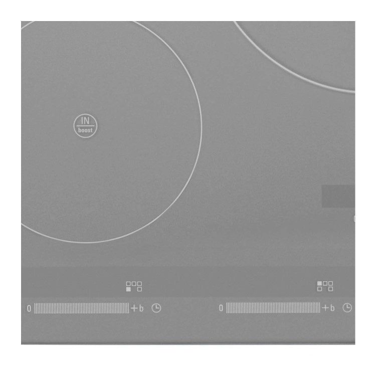 Siemens EH879SP17E iQ700 touchSlider Control 81cm Wide Induction Hob With FlexInduction Zone Metal Look Glass