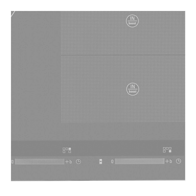 Siemens EH879SP17E iQ700 touchSlider Control 81cm Wide Induction Hob With FlexInduction Zone Metal Look Glass